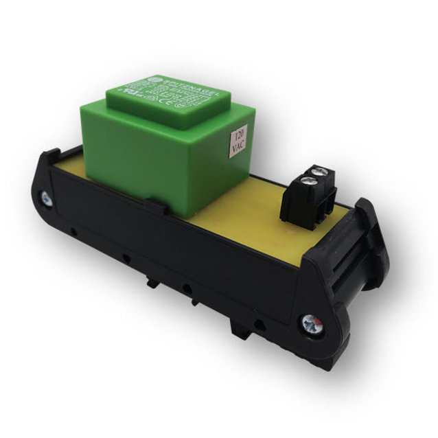 PS120 120Vac to 24Vac DIN Mount Power Supply HBControls