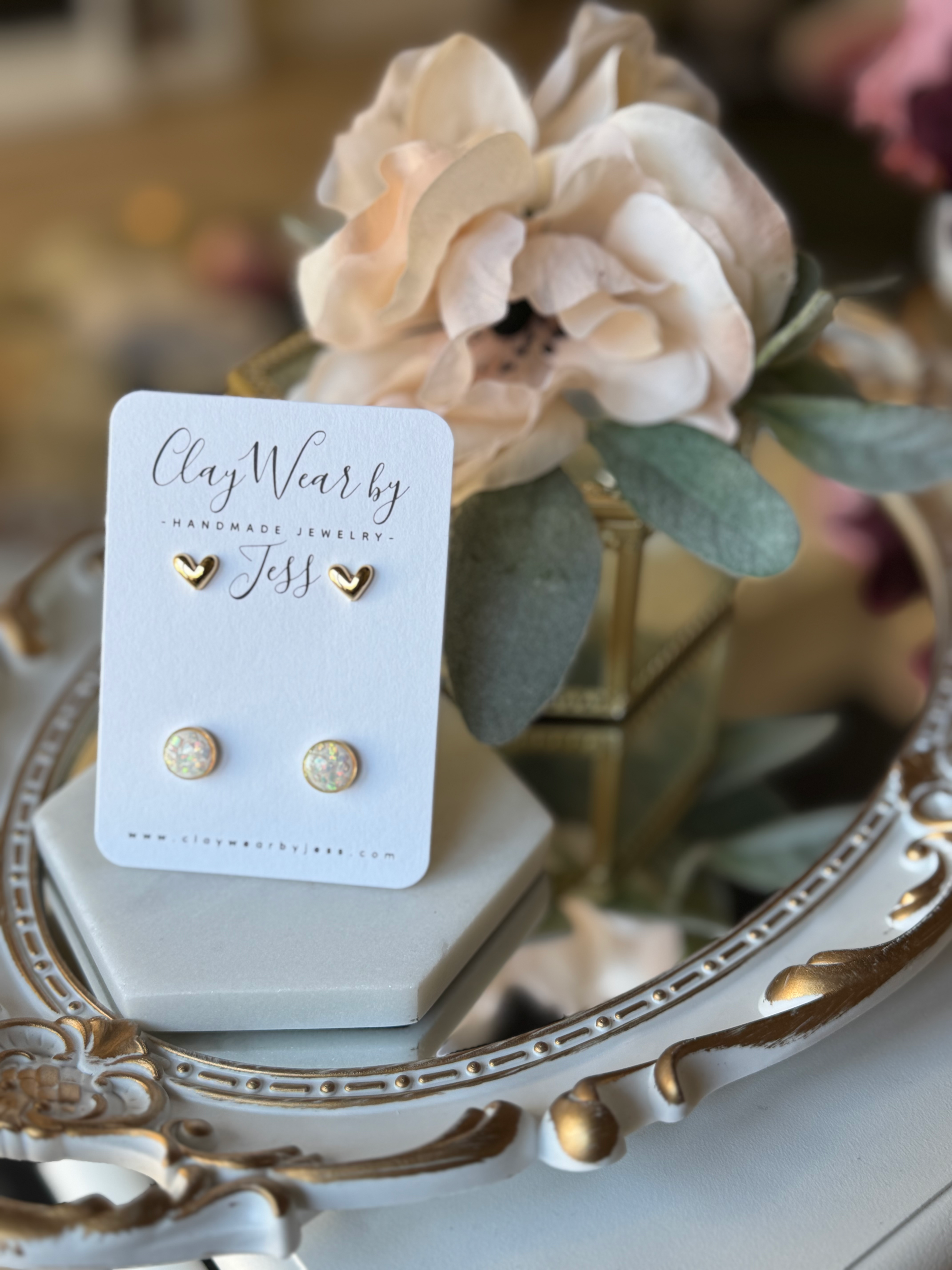 Stone & Heart Stud Pack