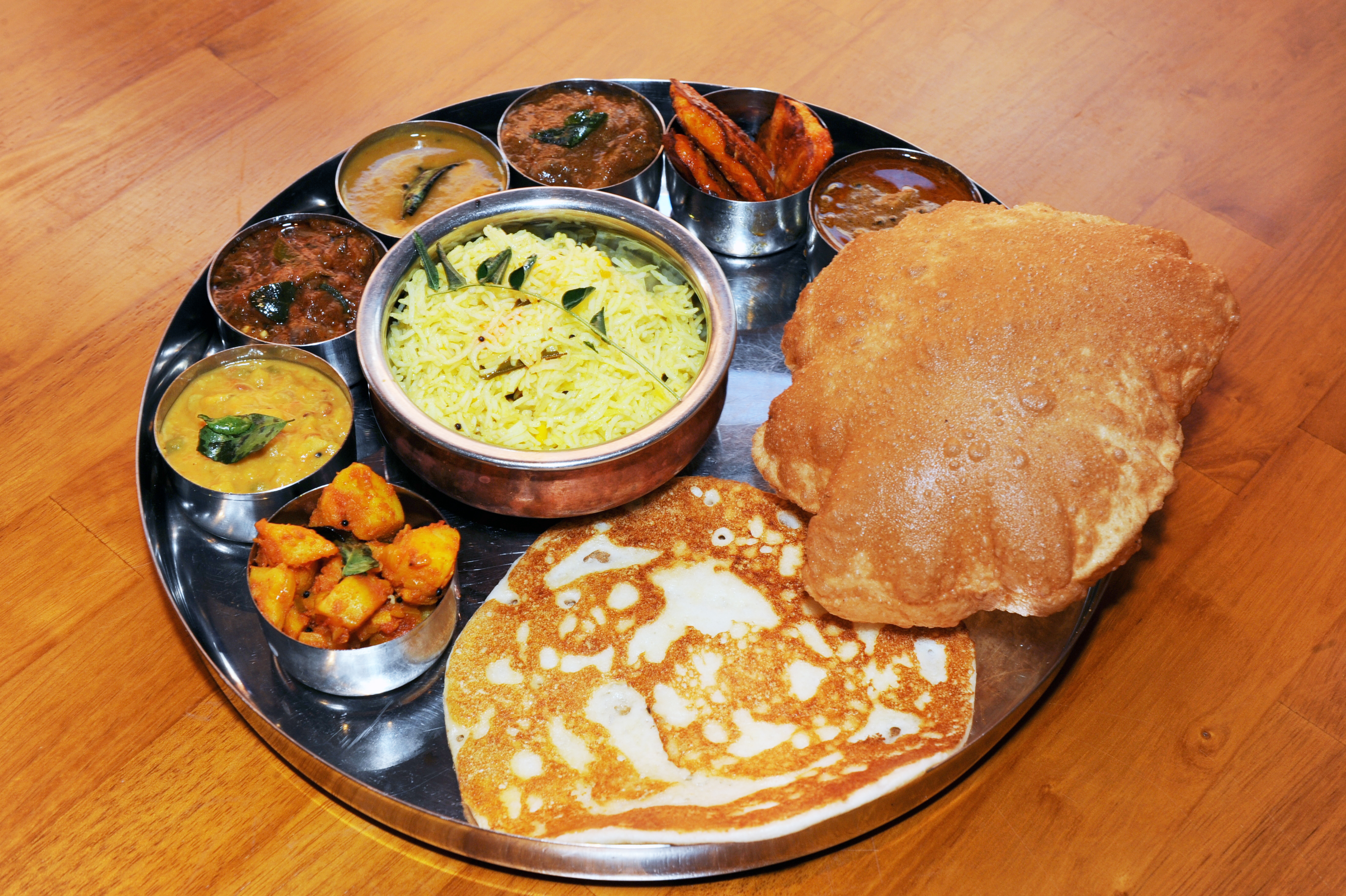 Arranged Food and Objects