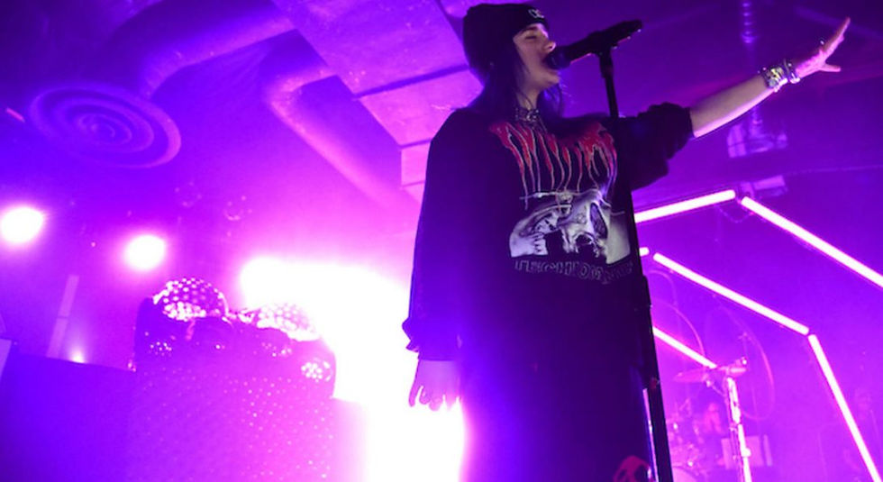 Billie Eilish singing