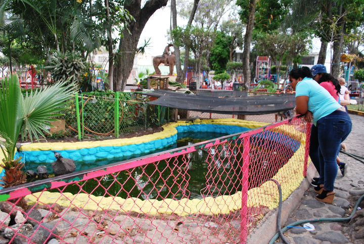 Continua rehabilitación de parque Emiliano Zapata en Cuautla