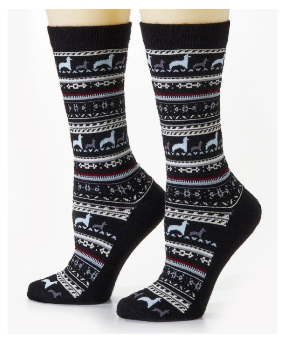 Thumbnail: Print Crew Alpaca Sock