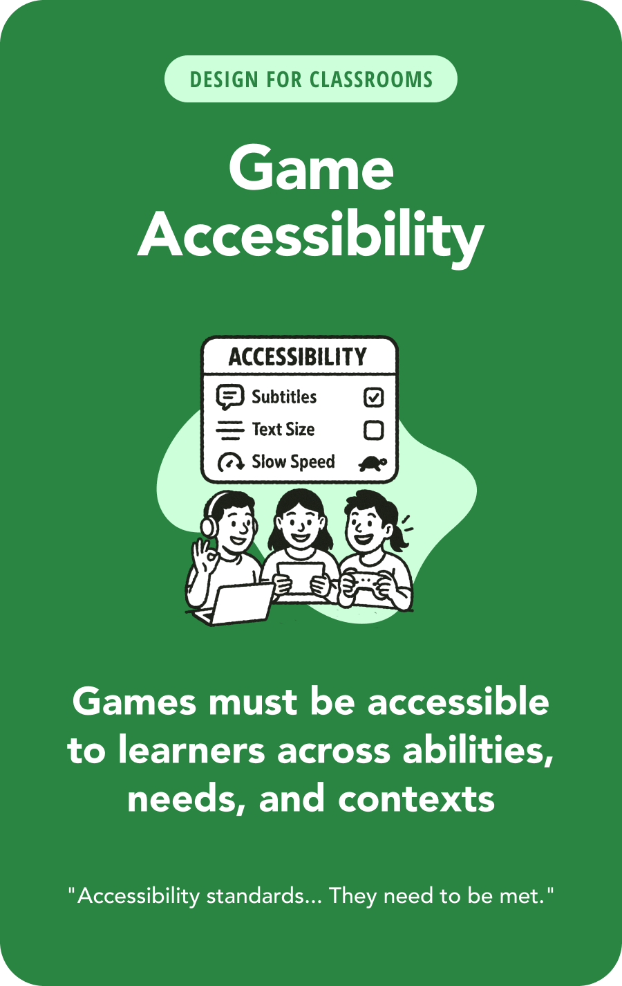 Game Accessibility