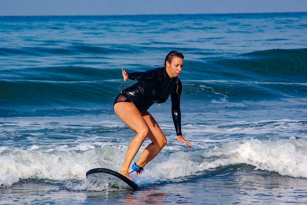 Surf lesson before work in Bali.