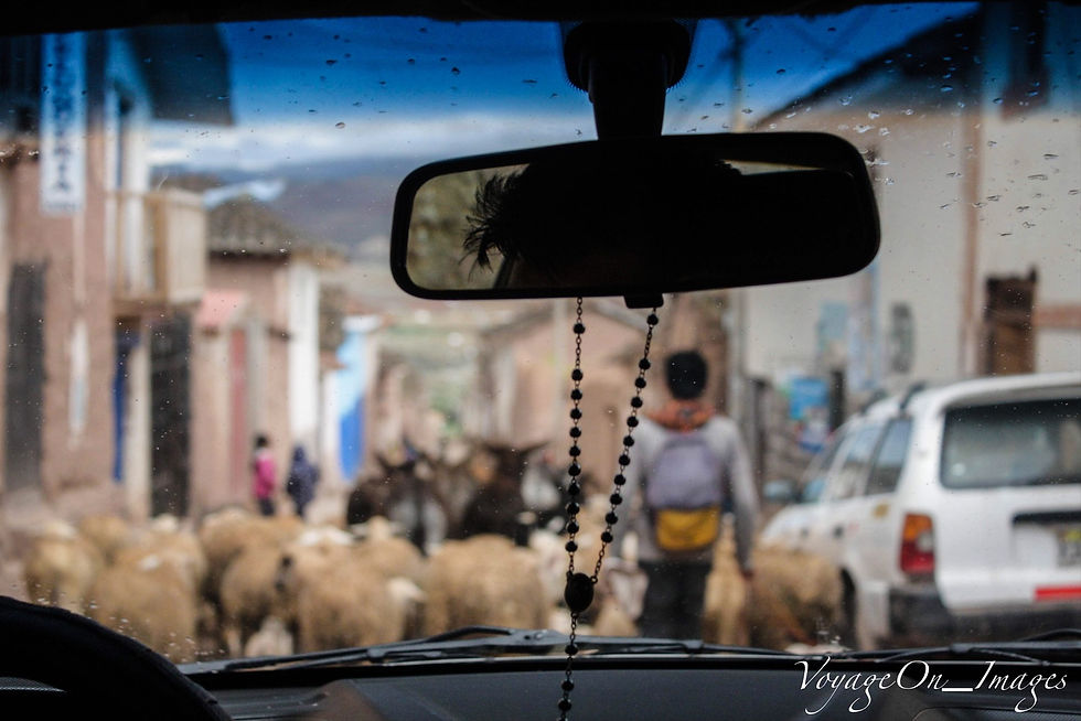 Sacred Valley traffic jams