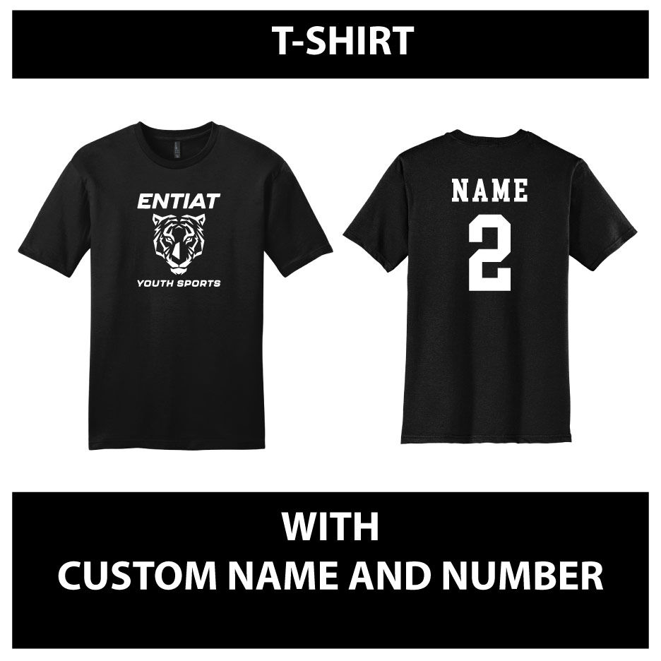 Thumbnail: Entiat Youth Sports T-Shirt with Custom Name and Number