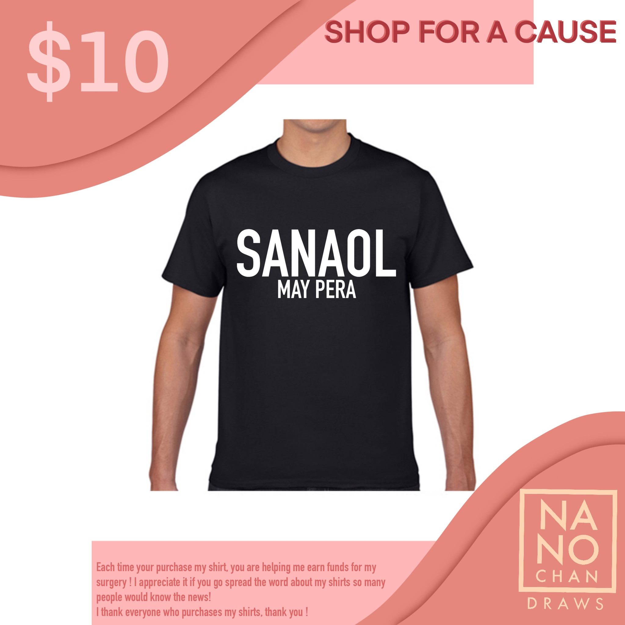 Statement Shirt- Sanaol May Tulog