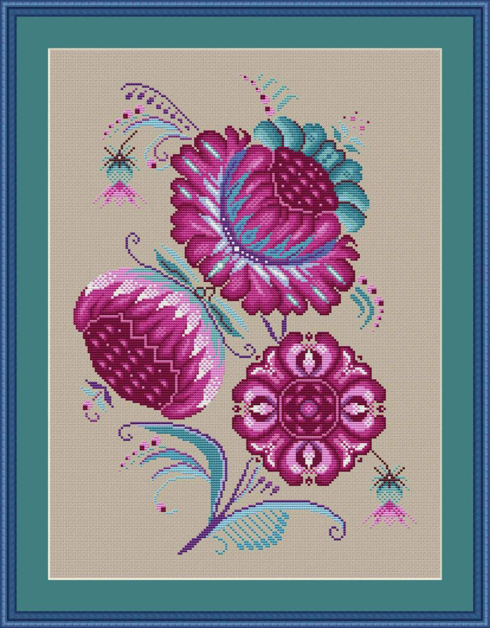 Три рожеві квітки