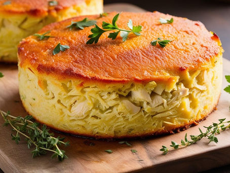 Bolo salgado de frango