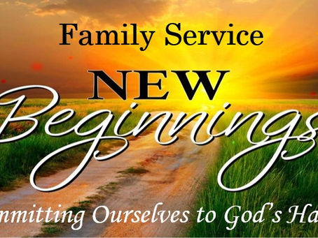 New Beginnings - Committing Ourselves to God's Hands