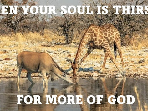 When Your Soul is Thirsty for More of God