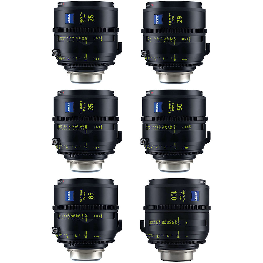 ZEISS SUPREME PRIME (6 X LENSES) T1.5 PL