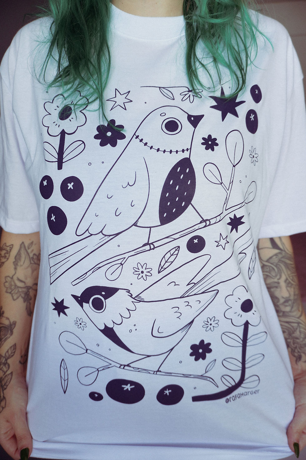 CAMISETA ✸ BLOOM BIRDS ✸
