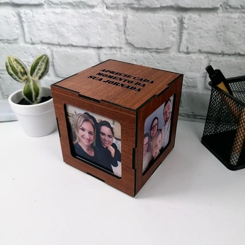 Miniatura: Cubo Led com fotos