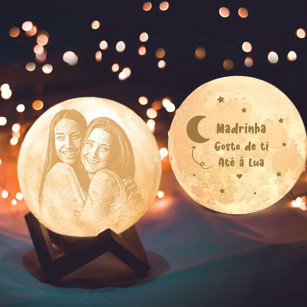 Miniatura: Lua 3D Afilhados/padrinhos