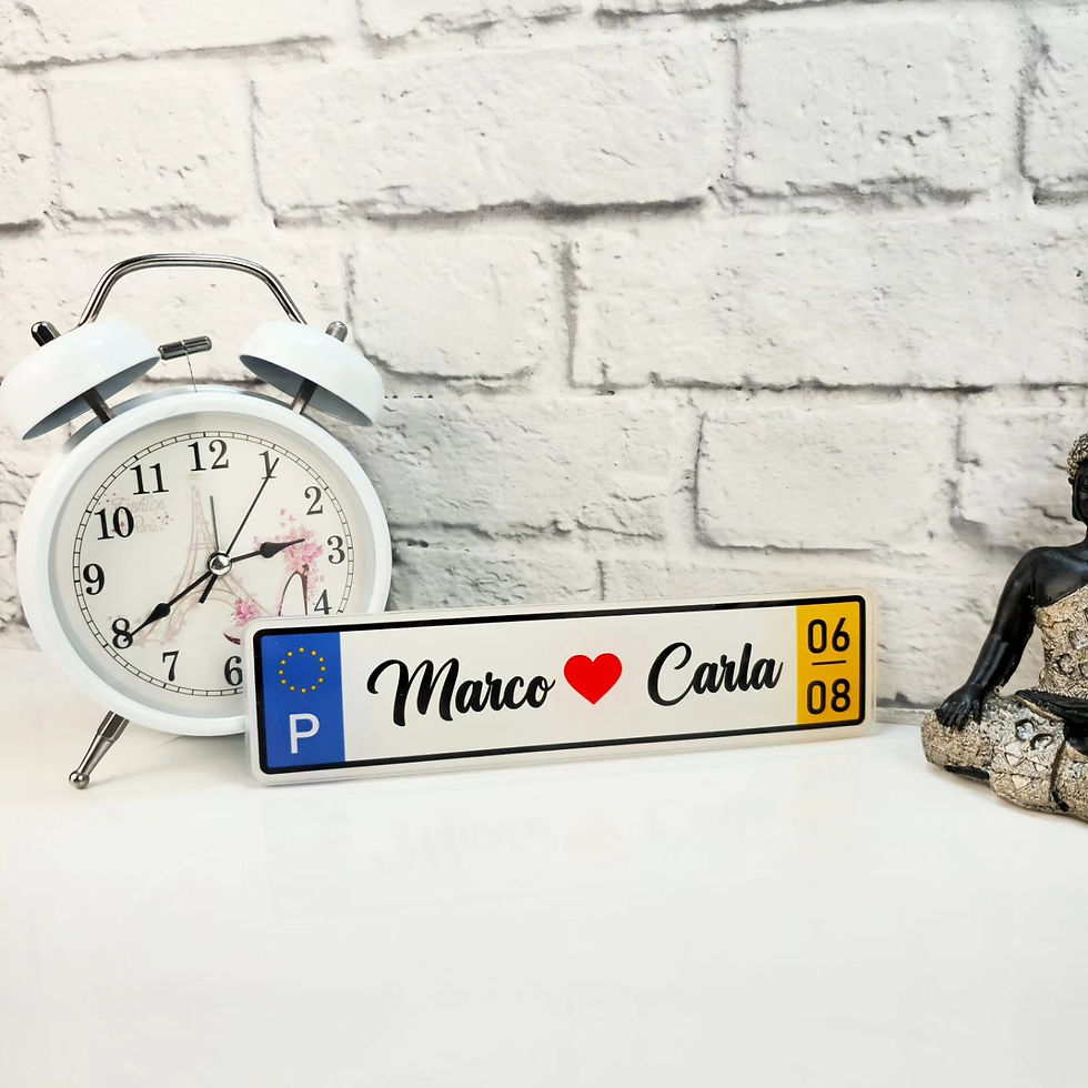 Miniatura: iman grande com nomes tipo matrícula