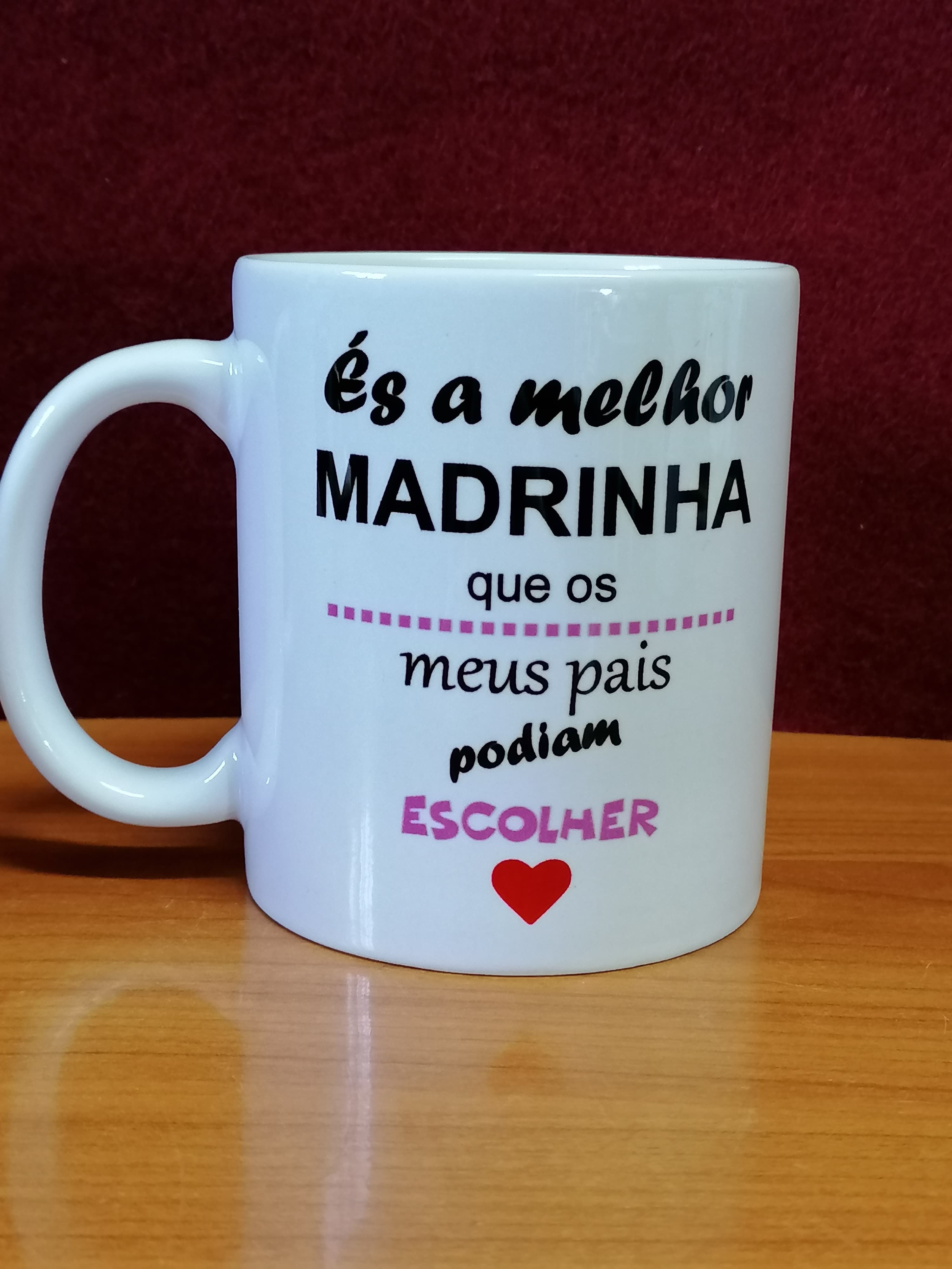 Caneca melhor Padrinho/Madrinha