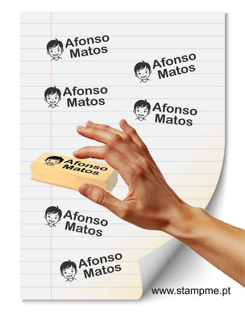 Miniatura: Carimbo têxtil personalizado