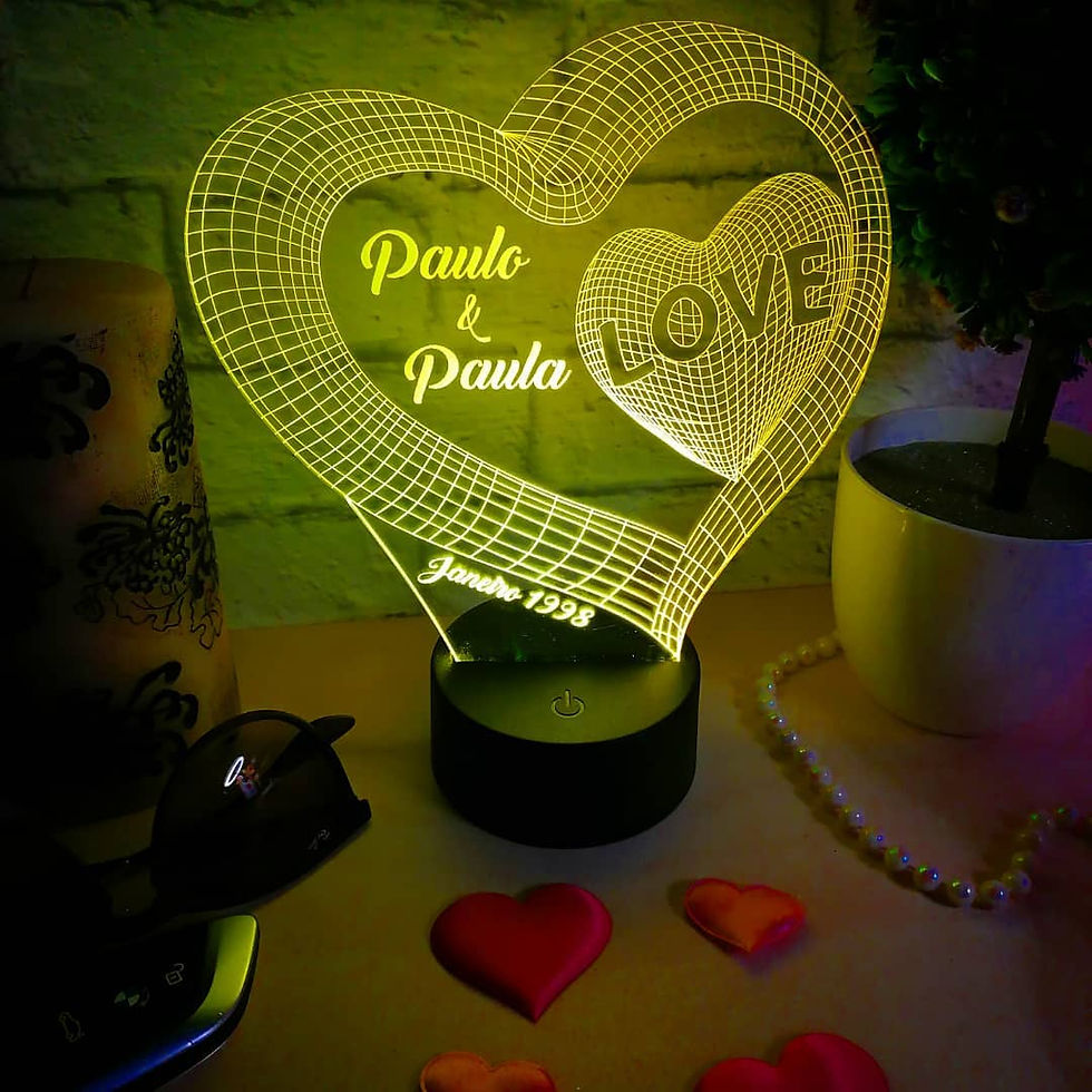 Miniatura: Led Coração 3D