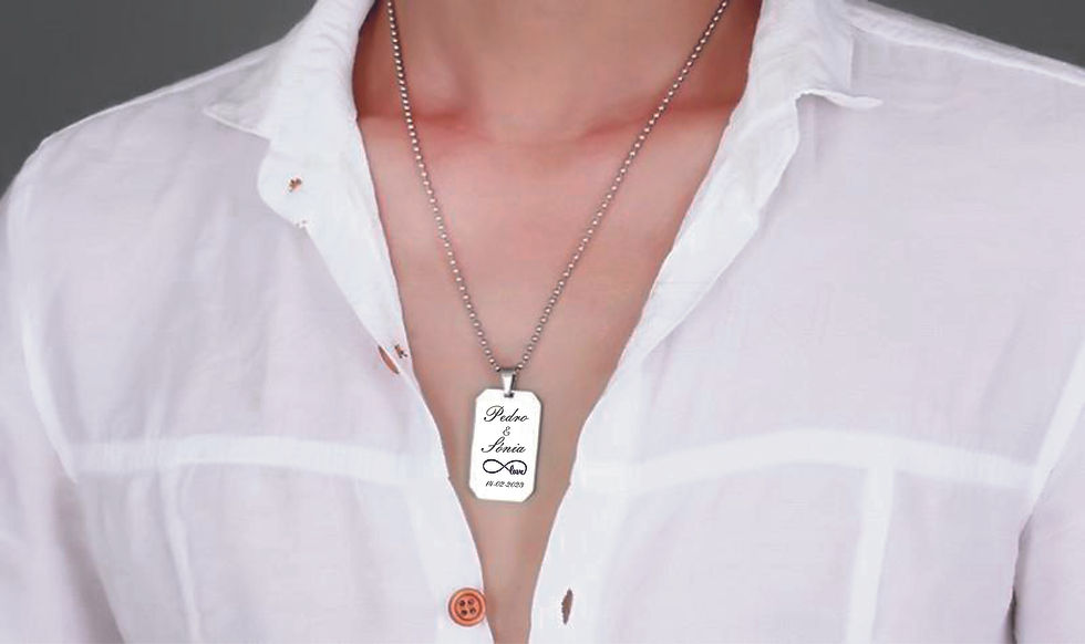 Miniatura: Dog Tag namorados