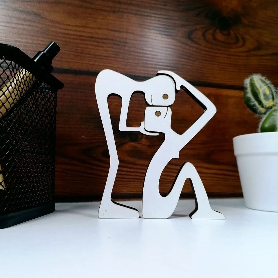 Miniatura: Figuras de casal para decoração