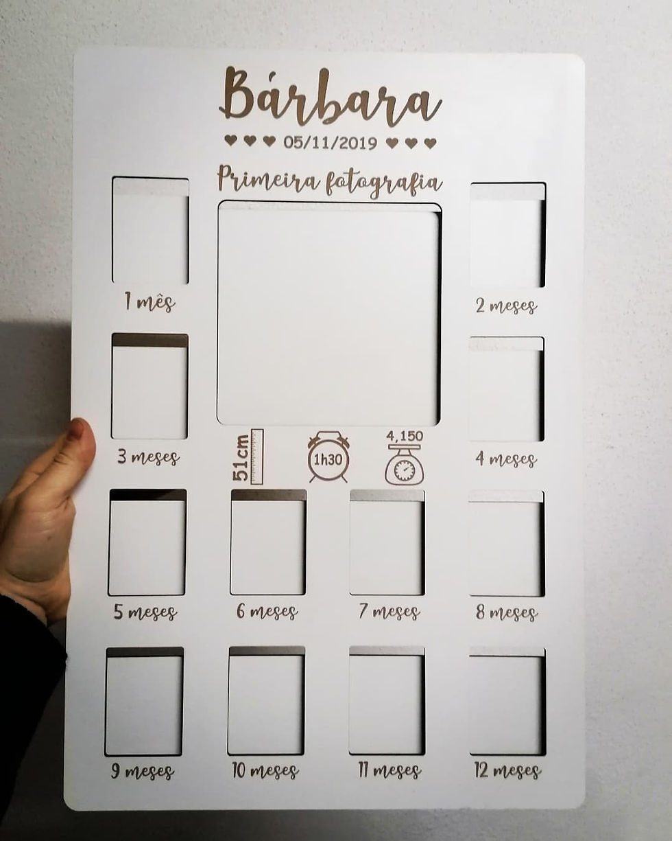 Miniatura: Quadro para fotos de bebé