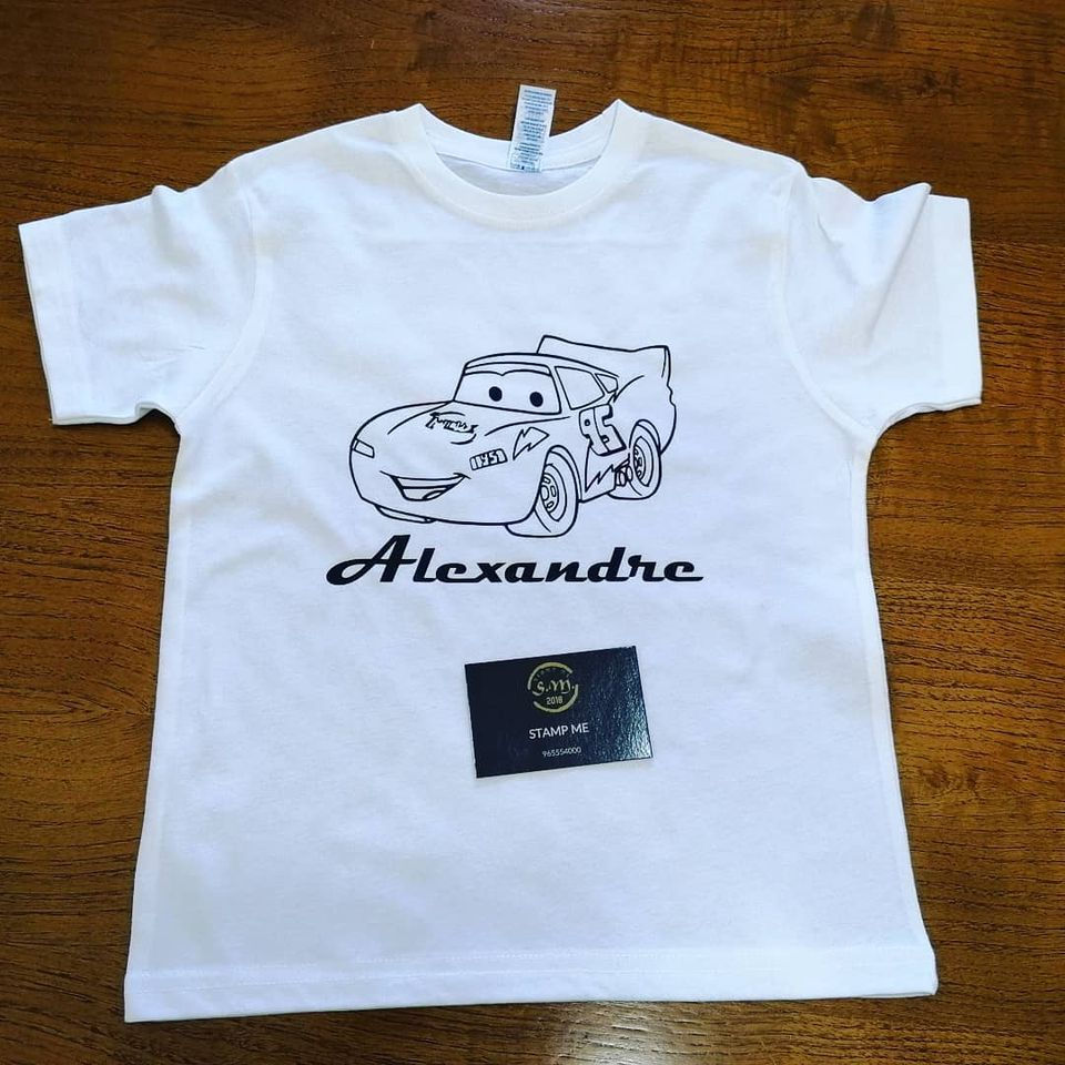 Miniatura: T-shirt criança para colorir