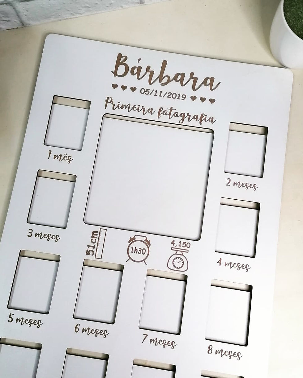 Miniatura: Quadro para fotos de bebé