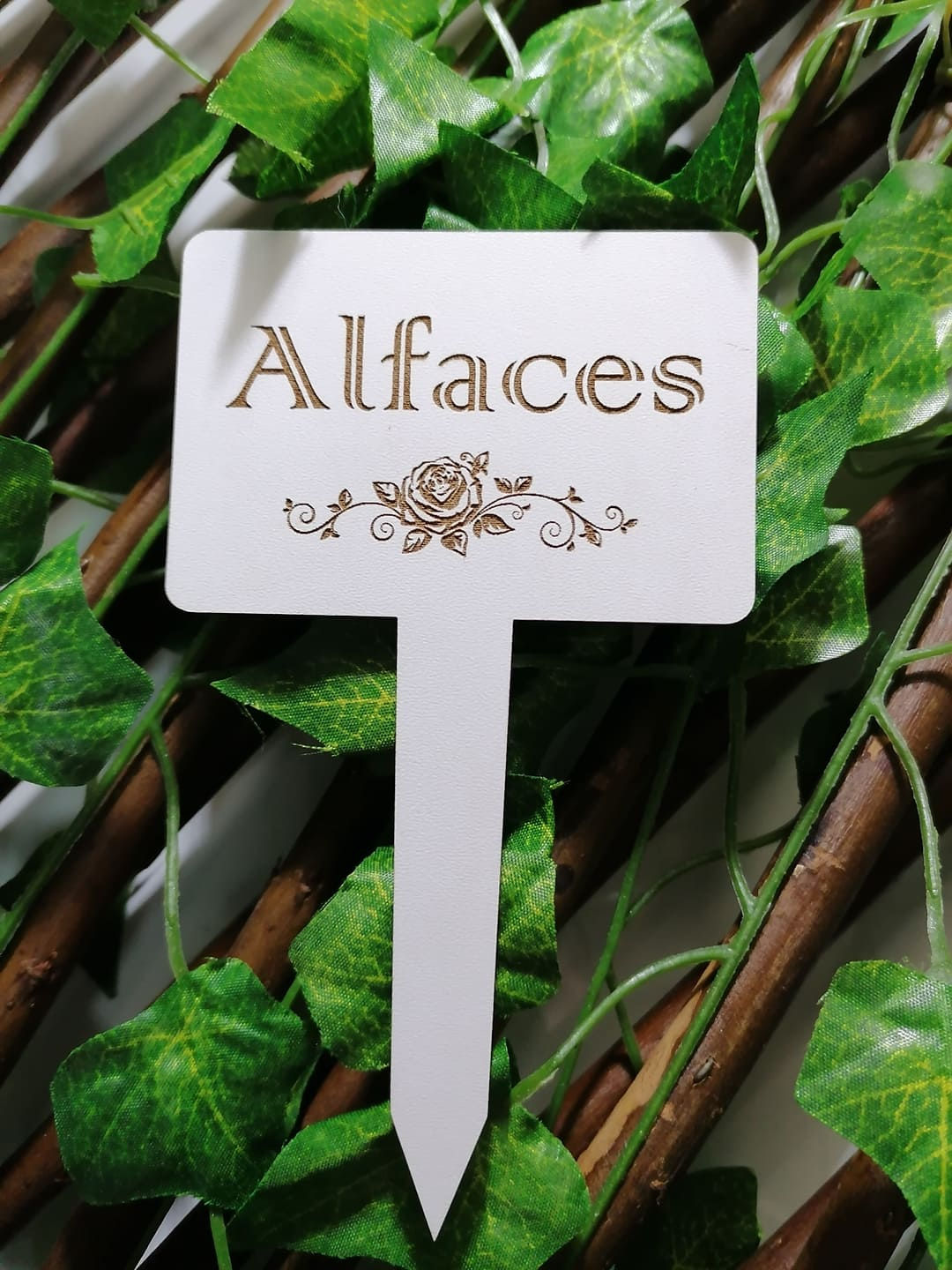 Placas para jardim/vasos