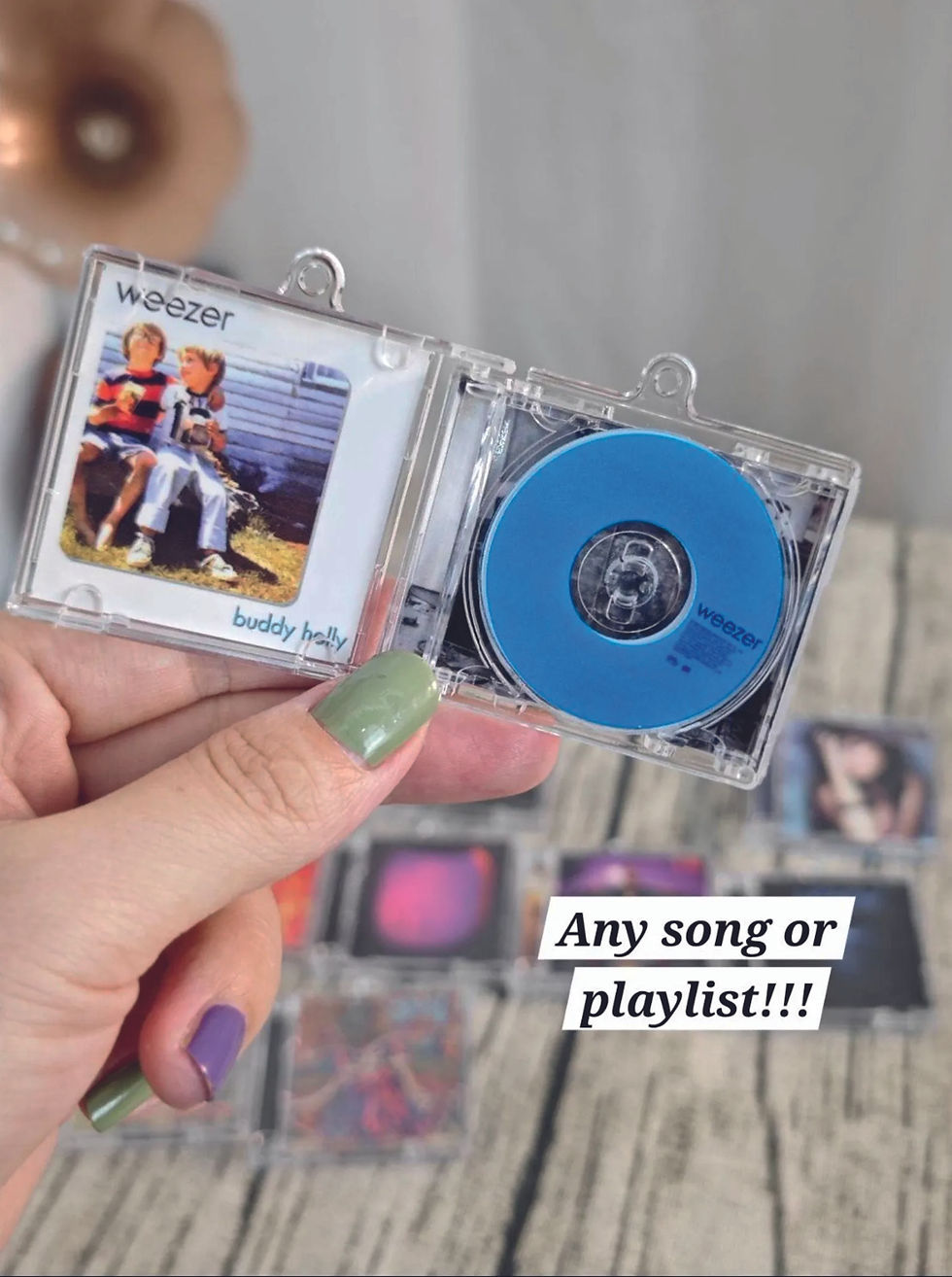 Miniatura: Mini Cd porta-chaves NFC