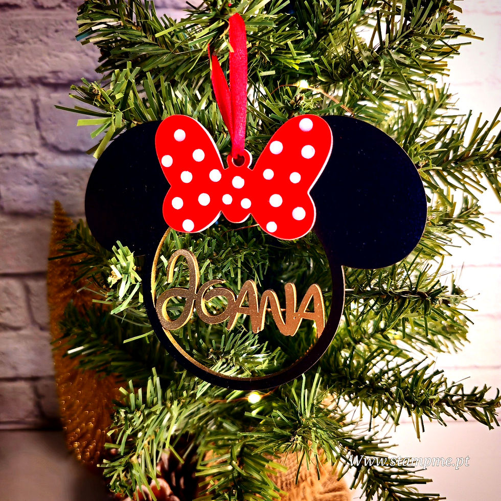 Miniatura: Ornamento Mickey e Minnie