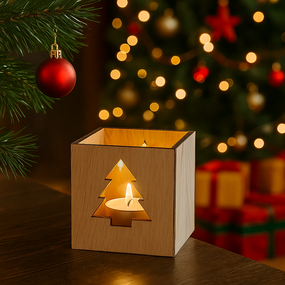 vela aromática natalícia