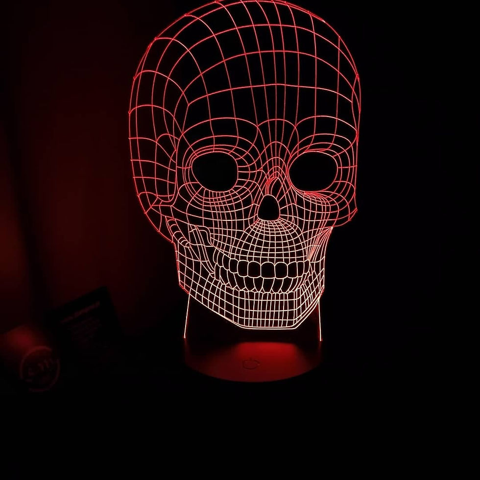 Miniatura: Candeeiro Led caveira