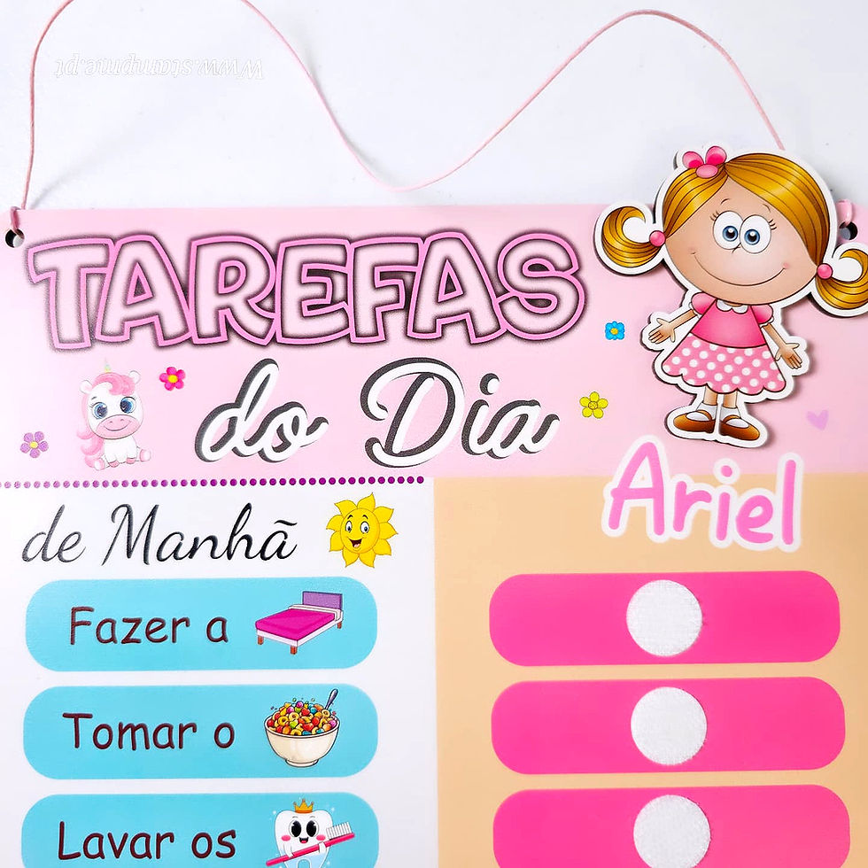 Miniatura: quadro interativo para meninos