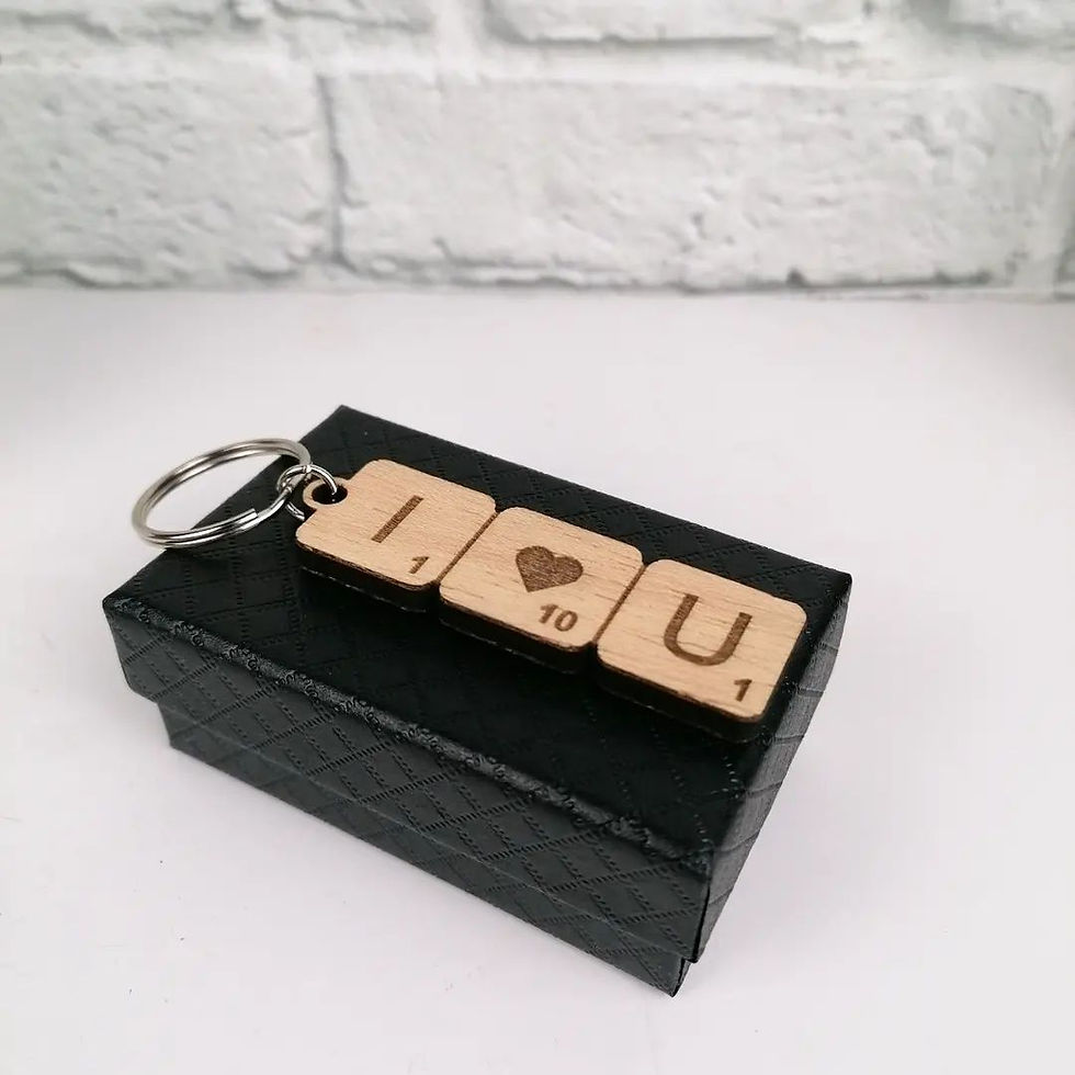 Miniatura: Porta-Chaves Scrabble