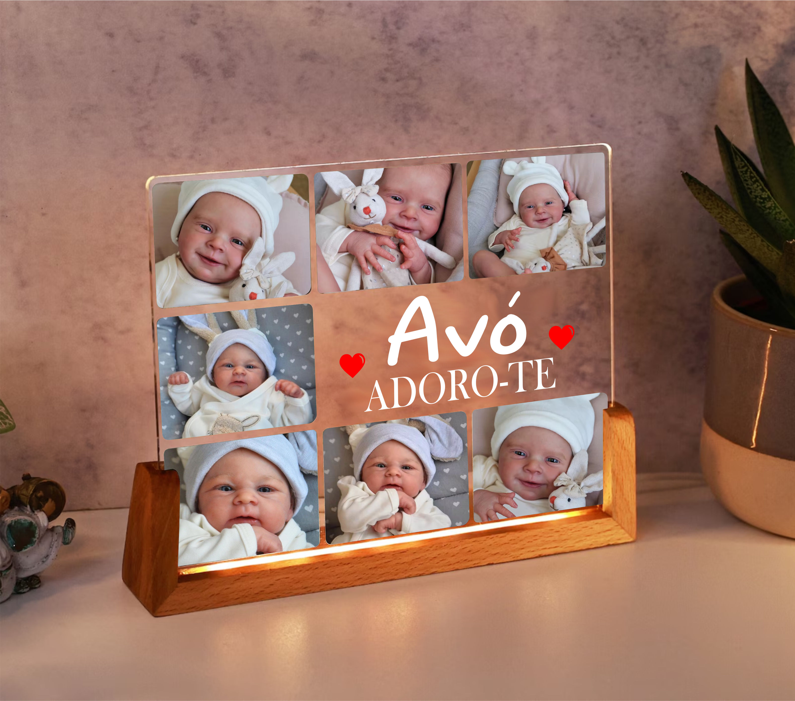 Moldura Luminosa Dia da Avó