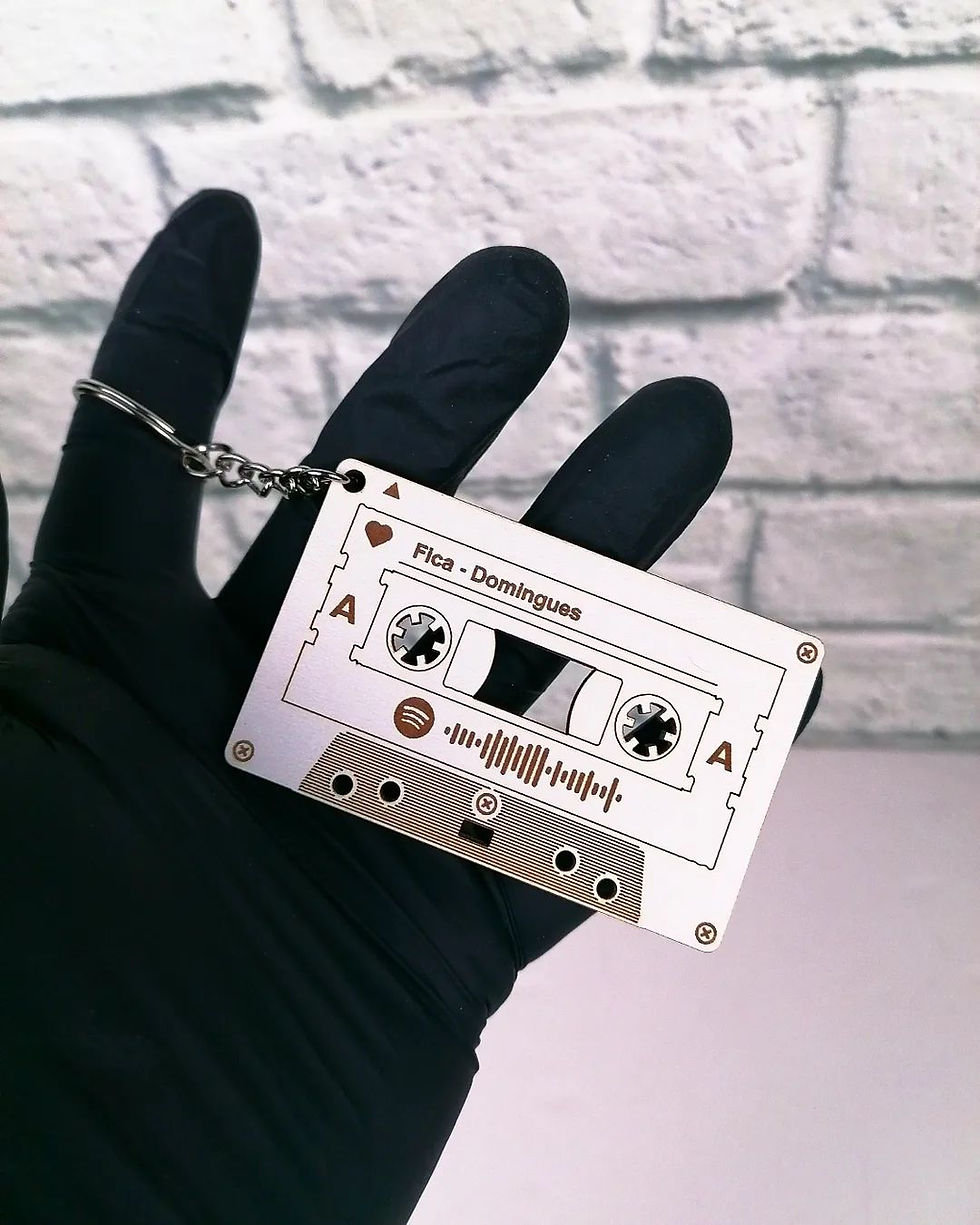 Miniatura: Porta chaves K7 retro