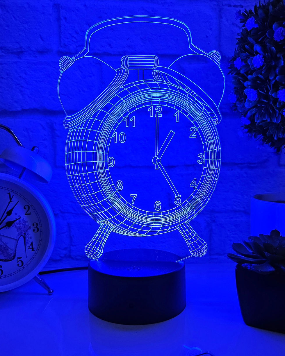Miniatura: Candeeiro despertador