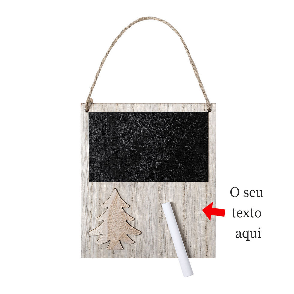 Miniatura: Quadro de recados em ardósia com giz