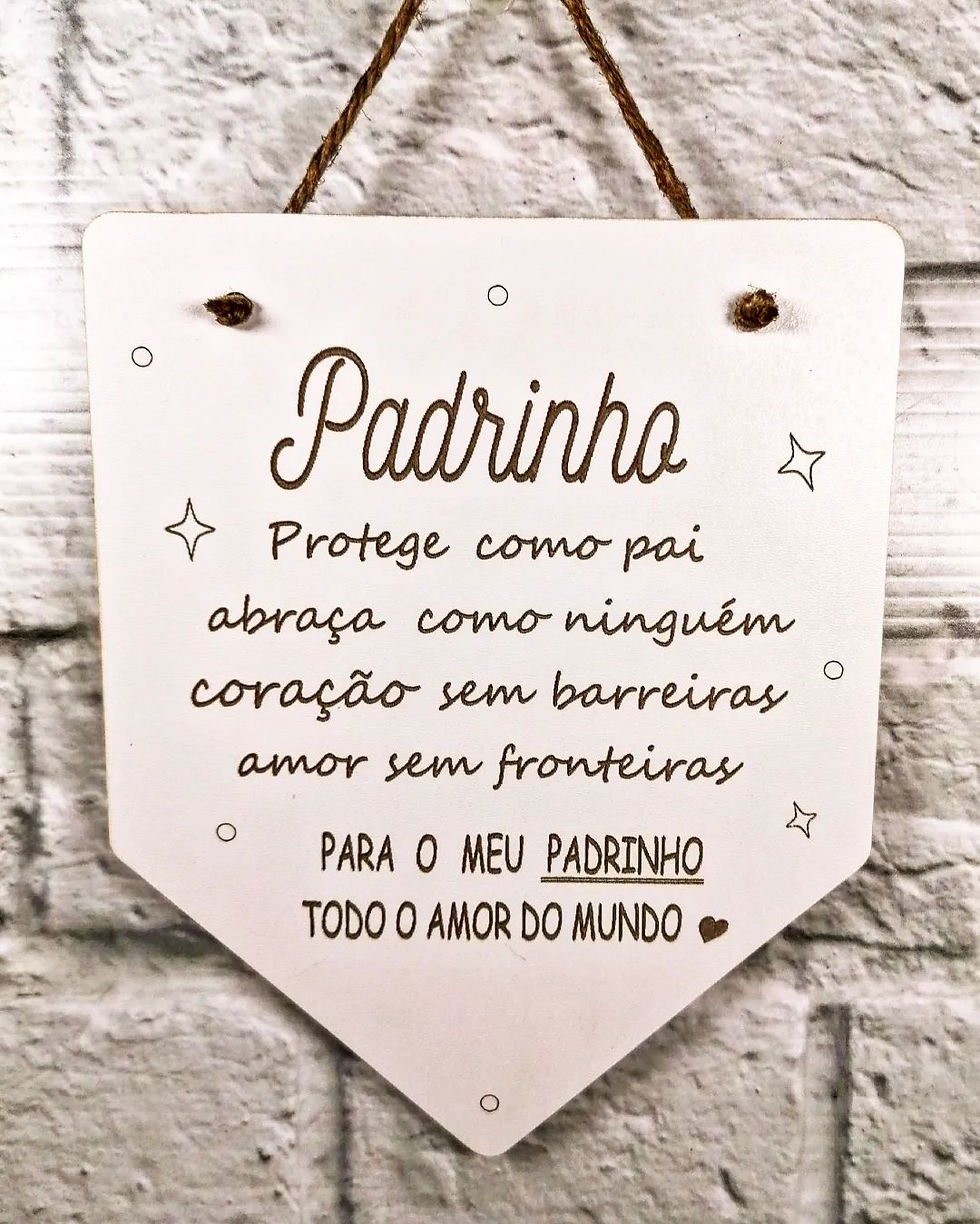 Miniatura: Placa Padrinho/Madrinha