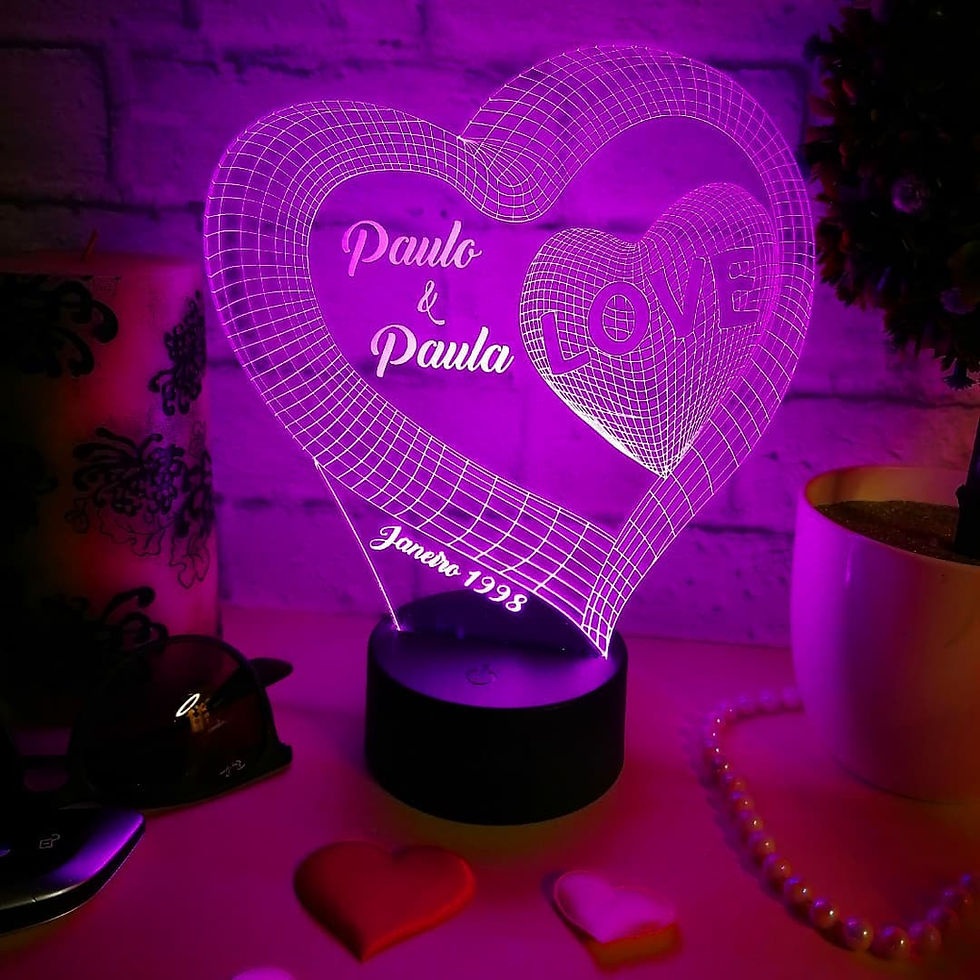 Miniatura: Led Coração 3D