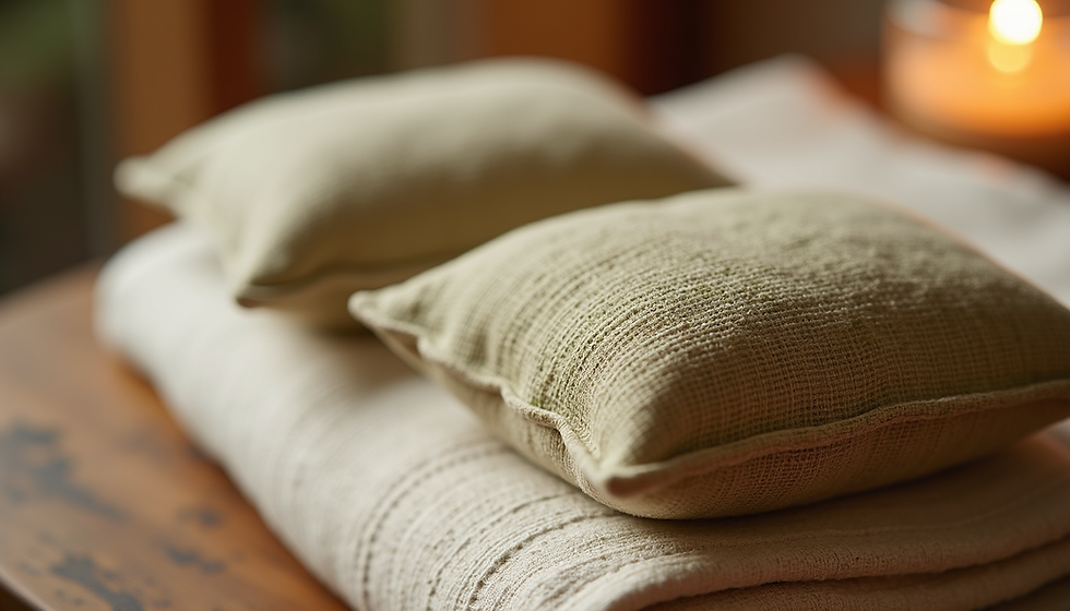 Close-up view of massage therapist applying deep tissue pressure on a client’s back