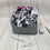 Thumbnail: Small Drawstring Project Bag - Black & White Mod Floral