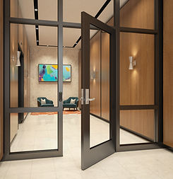 Office complex door in Mays Landing, NJ.