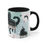 Thumbnail: Piano-saurus Musical Ceramic Mug with Color Inside,  Musical Gift, 11oz