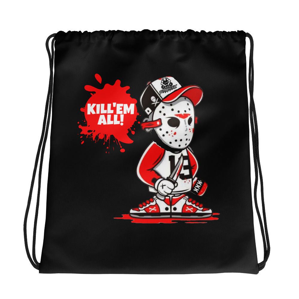 Kill'em All Drawstring bag