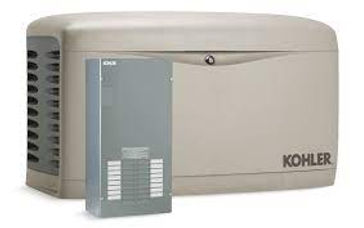 Kohler generator and control panel