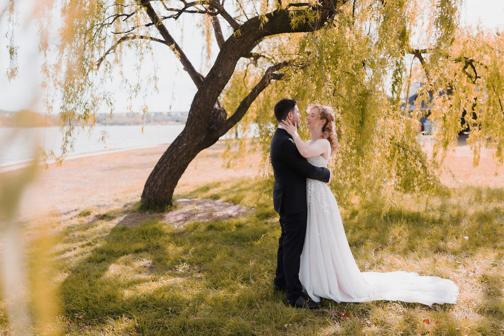 Canberra wedding by lake
