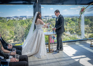 sand ceremony with Canberra  marriage celebrant Debbie Taylor 