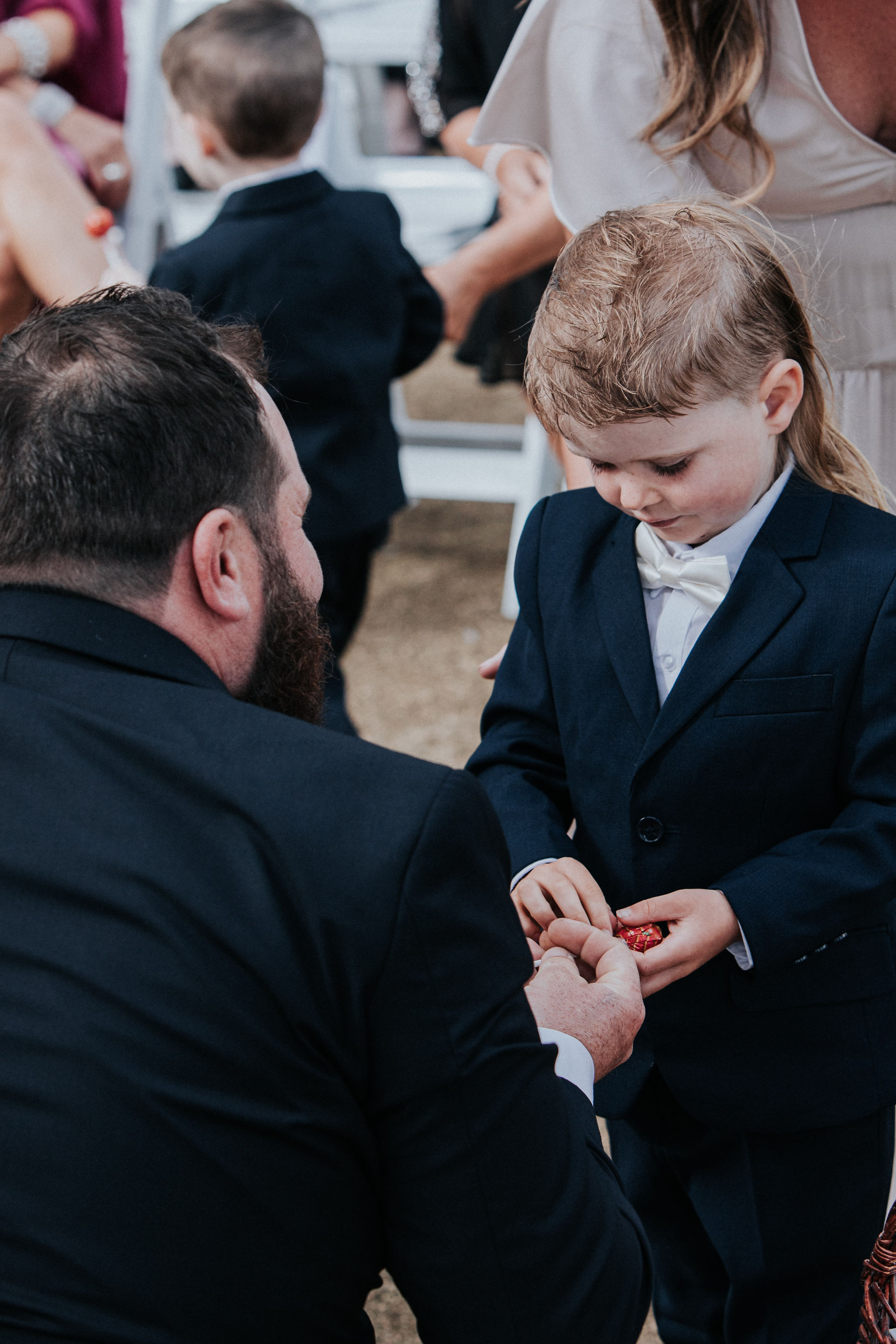 children at Canberra wedding